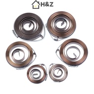 H&Z 1Pc 0.7-1.5 Thickness 680-1540mm Length Spiral Flat Wire Coil Torsion Spring Constant Force Exte