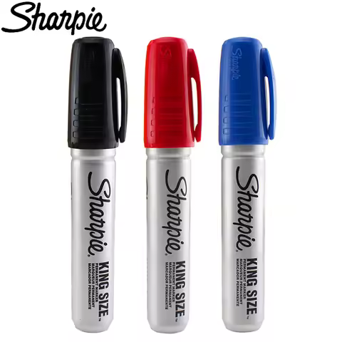 1pcs Sharpie 15001 Marker Pens Metal Plate Special Thick Stainless Steel Industrial Marker Pen Oil R