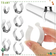 TEAMY 5Pcs Lamp Tube Clip, With Rubber Protection Base Tool Spring Terry Clip,  Clamp Holders T3/T4/