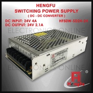 HF50W-SD24-24 50W DC-DC Converter Input 24V DC Output 24V DC SMPS LED Driver DC-DC Converter AC-DC C