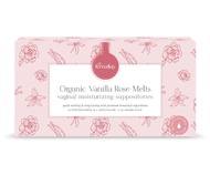 Femallay Organic Vaginal Moisturizing Suppository Melts - 100% Natural Suppositories for Vaginal Odo