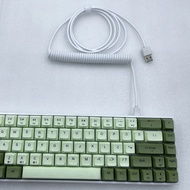 Mechanical Keyboard Custom Coiled Cable Wire GH60 Aviator USB Type C Charger Keyboard Cable