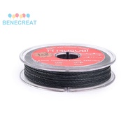 1roll 2-Ply Round Waxed Thread Cords Import From Japan Dark Slate Gray 0.5mm about 21.87 Yards(20m)/