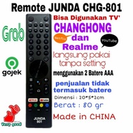 REMOTE LED JUNDA 801 COCOK DICHANGHONG REALME SMART TV ANDROID