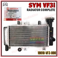 SYM VF3i - 100% Original SYM Radiator Complete / Coolant Tank / Tangki Coolant - [19010-VF3-000]