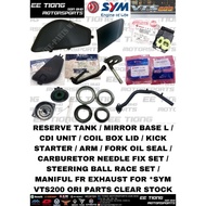 CLEAR STOCK RM5 - RM35 ORI TANK COVER/MIRROR BASE/CDI/COIL BOX/STARTER/ARM/OIL SEAL/NEEDLE/RACE SET/