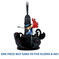 【Ready Stock】 Banpresto One Piece Wcf Special Sabo vs 5 Elders & Imu ANime figure