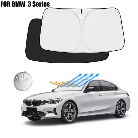 For BMW G20 G21 F30 F31 E90 E91 E92 E46 Car Windshield Sunshade Cover Front Window Sun Shade Visor A