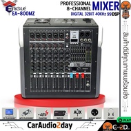 💥รุ่นใหญ่💥มิกเซอร์ 8 ch POWER MIXER ยี่ห้อ EAGLE รุ่น EA-800MZ เอฟเฟกต์ดิจิตอล DSP 99 ชนิด พร้อม USB
