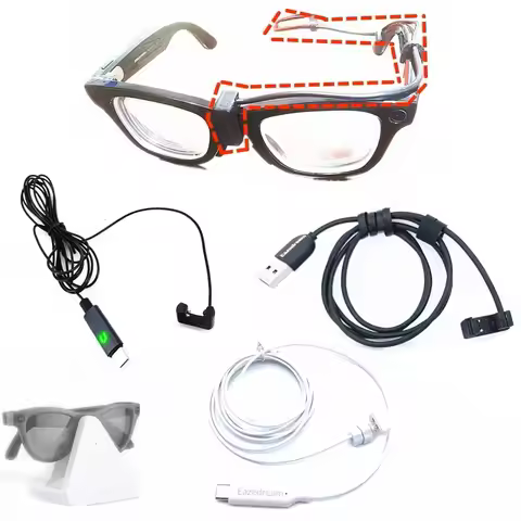 USB / Type-C Charging Cable Support Direct Charge Without Case & Continuous Power for Ray-Ban Meta G
