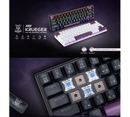 KEYBOARD (คีย์บอร์ด) NUBWO X68 KRUEGER (WHITE) (OUTEMU RED SWITCH - MINI RGB - EN/TH) คีย์บอร์ดเกมม