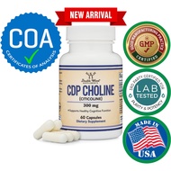 ✅ Real Citicoline CDP Choline Double Wood for Brain Health Memory Formation Neurogenesis Neuroregene