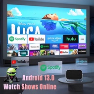 Projector V10 For Home Theater Projector Mini 360° Rotate Projector 4k Android 13 2+16G Projector A1