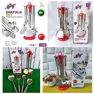 Spatula Set GSF G4507 G 4507 7in1 Heat Resistant Cooking Scoop