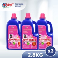 (Bundle of 3) Yuri-matic Laundry Liquid Detergent 2.8Kg x3