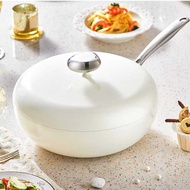 Pebble Pan 32cm Wok Non-Stick Pan Enamel Ceramic Pot High-value Household Pot Induction Cooker Unive
