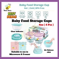 Baby Food Container Baby Food Storage Cups Baby Freezer Cup Baby Food Cube Baby Food Storage BPA Fre