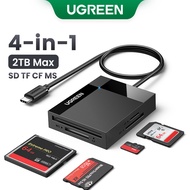 UGREEN USB C Card Reader for SD TF CF MS Card 4 IN 1 Card Reader Android USB 3.0 OTG Hub Card Adapte
