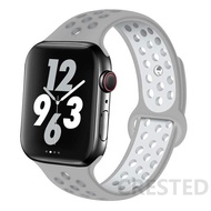 สายซิลิโคนสำหรับ Apple Watch Ultra Band 49mm 44mm 45mm 41mm 40mm 42mm 38mm 44mm