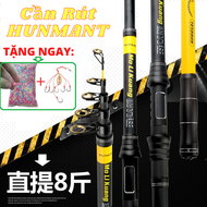 [TẶNG XỐP HẠT + LANCER cho 20 khách] Cần Rút Câu Máy HUNTSMAN LW Chuyên Câu Lăng Xê (lancer) Cần Câu
