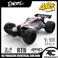 ENOZE 9306E RC Car 4WD 1/18 Scale Radio Controlled Car 40+km/h High Speed Off Road Vehicle Toys Remo