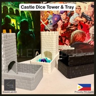 Dice Tower Castle – 2-in-1 Dice Roller & Storage | 3D Printed | Locally Made PH | Sleek Lab