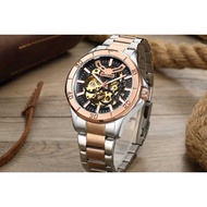 Jam Tangan Pria Belleda 9482 Rantai Stainless Sakelton Otomatis Anti Air