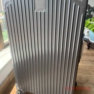 Elle Aluminum Frame Luggage Suitcase 87cm Dark Gray Case Surface Negotiation