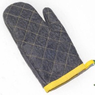 厚棉羊毛氈隔熱手套/廚房用品/羊毛氈保溫手套/阻熱手套-灰色黃色