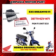 PGM FI UNIT ECU FOR HONDA EX5 DREAM110 FI 100% ORIGINAL HONDA PARTS [ 38770-KZV-M71 ] ECU UNIT