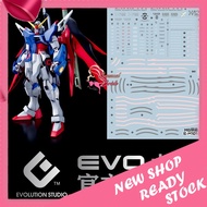 MG DESTINY GUNDAM FLUORESCET GUNDAM DECAL