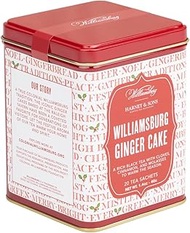 Harney &amp; Sons Williamsburg Ginger Cake Blend | Black tea with cloves, cinnamon, and molasses, 20 sachets