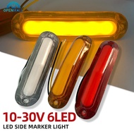 OPENMALL 1Pc LED Side Marker Lights For Car Trailer Truck Lamps Running Lights Turn Signals Indicato