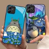 YS-94 Totoro HD Glass Casing for Oppo A3X A3i A40 Realme C53 C31 C35 GT 6 Narzo N53 50A Prime