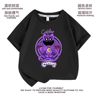 COD 2026 Bobby's Game Time Clothes Horror Smile Small Animal Sleepy Cat Children Short-Sleeved T-Shi