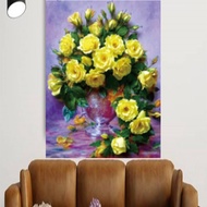 Gold rose cross-stitch painting LV3212