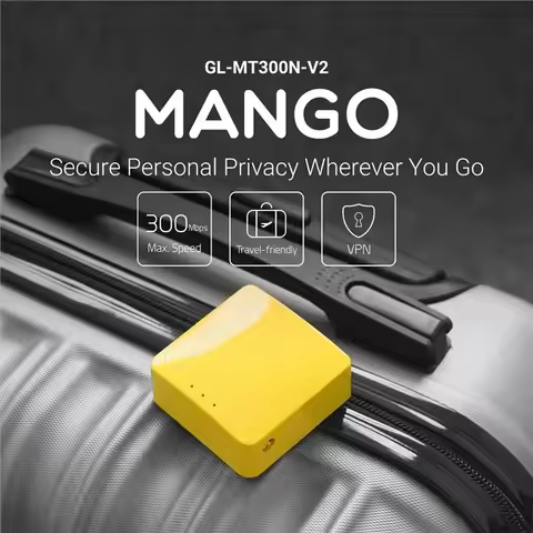 GL-MT300N-V2 Mini Pocket Wireless Router, Portable Travel WiFi Access Point for On-the-Go Internet