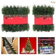 TER Artificial Vine Green PVC Vine 9 8ft or 16 4ft Artificial Pine Christmas Vine Wreath for Christm