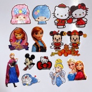 Cute Rolling Cartoon Velvet Fabric