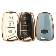 jingyuqin Remote TPU Car Key Shell Case Fob For Hyundai Solaris ix35 ix45 Accent Elantra Santa Fe Ac