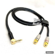 Best-[ NEW ] canare aux cable 50cm 3.5 L male to 2 rca female - 50 cm