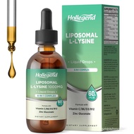 Liposomal L-lysine 1000MG Liquid Drops, Lysine Supplement for Women & Kids with Vitamin C, B6, D3, B