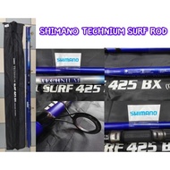 Shimano Technium Surf Rod SurfCast Fishing Rod 425 14 kaki Rod 3 Section