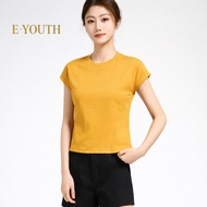 Eyouth 13109 Women’s Minimalist Cotton T-Shirt