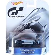 Hot Wheels Retro Entertainment Gran Turismo Nissan Concept 2020 Vision Gt Diecast Vehicle 35 Silver