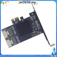 PCI-E 4x 3.0 4x, 8x, 16x to 2-Port MINISAS SFF-8087+ to 9-Port  3.0 Hard Drive 6G Expansion Card A