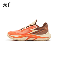 361 Degrees Light Up Mens Performance Basketball Shoes in Orange/Brown