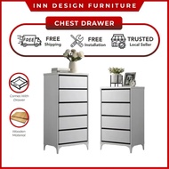 new ZINNIA 4 / 5 DRAWER CHEST DRAWER