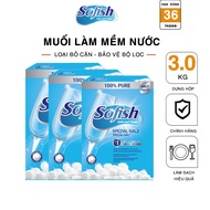 Combo of 3 Boxes of Sofish Dishwashing Salt (Water Softener Salt) for Dishwasher Types 1Kg, 2Kg, 3Kg