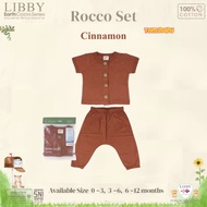 [TOMS] LIBBY (1 SET) ROCCO SET + Jogger Pants Baby Clothes | Long Baby Clothes Set 0-12 months